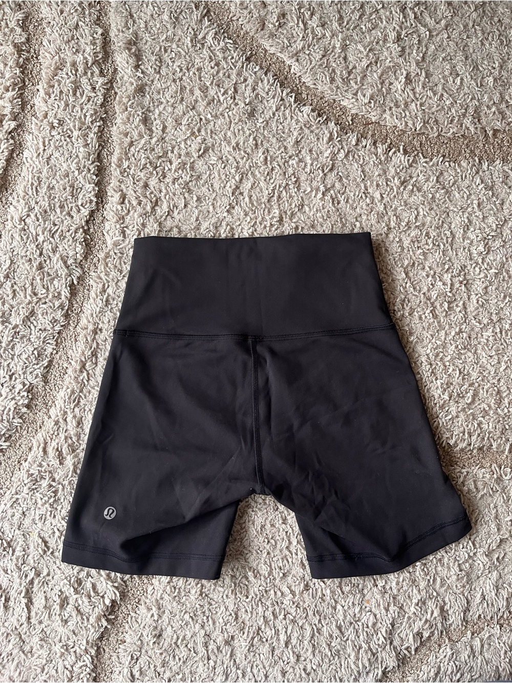 lululemon athletica Black High-Rise Athletic Bike Shorts - Picture 2 of 3